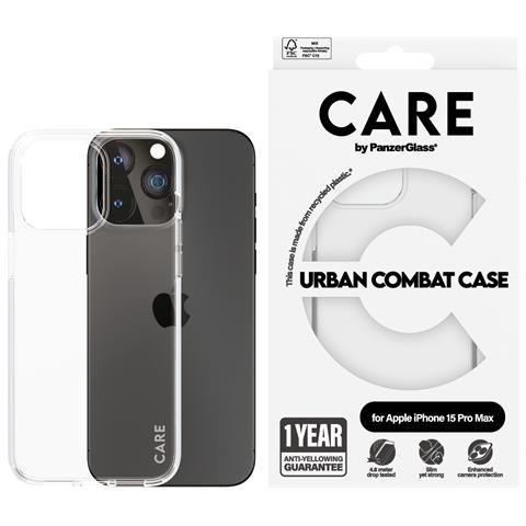 CARE by PG Transparent iPhone 15 Pro Max custodia per cellulare Cover Trasparente - Foto 2