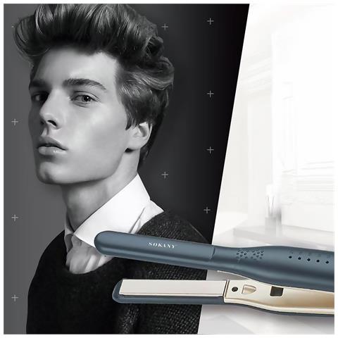 Piastra Per Capelli In Ceramica, Sistema Di Memoria Del Calore Intelligente. - Foto 2