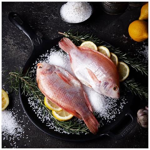 35891 Piastra Per Grigliare Ghisa Induzione Comal Per Pizza 30cm, Fuoco Barbecue Forno Nero - Foto 2