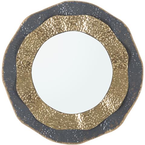 Specchio Con Cornice Mf502 - Multicolore - Metallo - 65,5x5x65,5 Cm - Foto 1