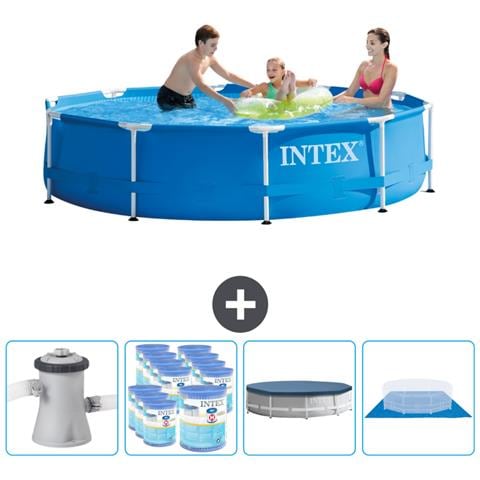 Piscina Fuori Terra - In Giro - 305x305x76 Cm - Blu - Include Accessori Coordinati Cb88 - Foto 1