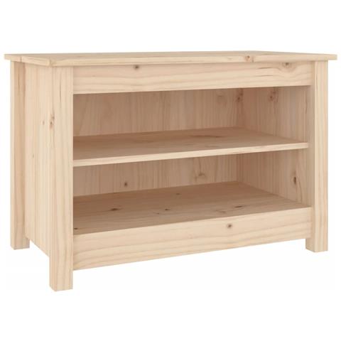 Lusso Casadino -  Scarpiera 70x38x45,5 Cm In Legno Massello Di Pino - Foto 1