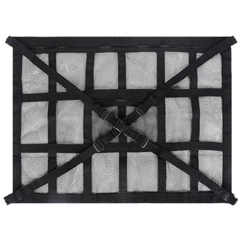 Rete Portaoggetti Per Tetto Auto 18 Scomparti, 70cm X 50cm, Nero, Compatibile Con Accessori Auto It - Foto 2