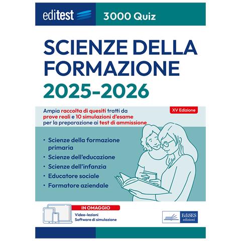 . Scienze della formazione. 3000 quiz. Ampia raccolta di quesiti tratti da prove reali e 10 simulazioni d'esame. Con software di simulazione - Foto 1
