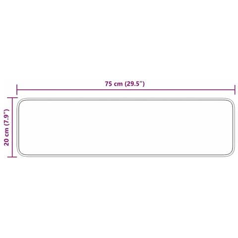 Tappetini Antiscivolo per Scale 15 pz 75 x 20 cm Crema PP - Foto 9