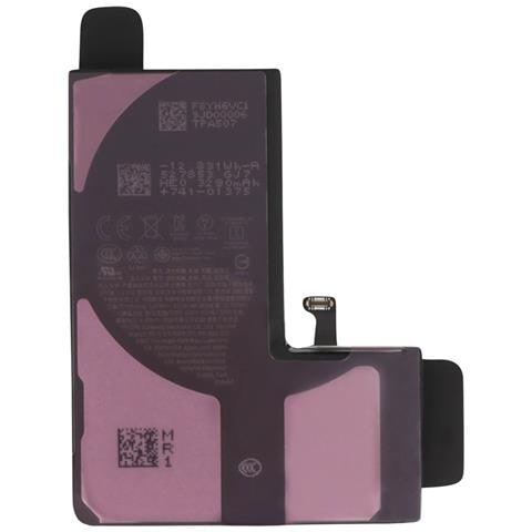 Batteria Di Ricambio Per Iphone 15 Pro Li-ion 3274mah Service Pack, Nero - Foto 1
