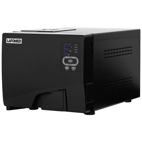 Autoclave Standard Line LFSS08AA LED 8L classe B medica nera con stampante - Foto 1
