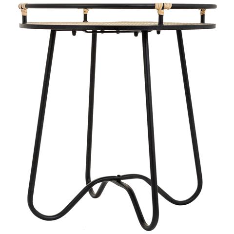 Tavolino In Metallo Nero 45x45x50h - Foto 2