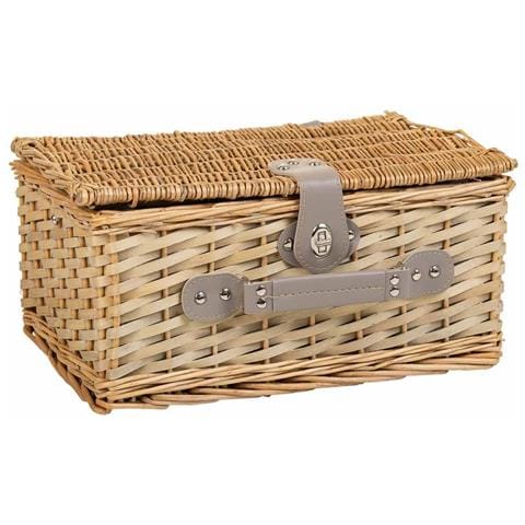 Cestino Pic-nic Marrone 40x28x19h - Foto 2