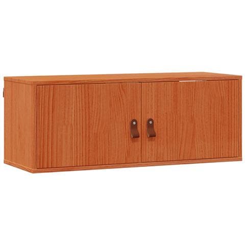 Armadietto a muro 2 pcs Marrone cerato 80 x 30 x 30 cm - Foto 1