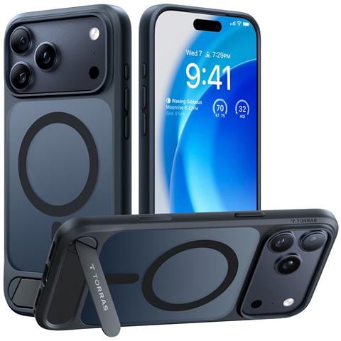 Cover per iPhone 17 Pro Max - TPU+PC, Nero, MagSafe - Foto 1