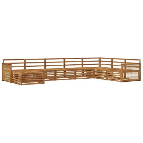 Set di divani da esterno 8 pcs Naturale - Foto 1