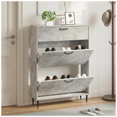 Mobile per scarpe HAARLEM 78 x 24 x 103 cm Legno ingegnerizzato - Foto 2