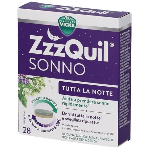 Vicks Zzzquil Sonno Tutta la Notte 28 Compresse - Foto 1
