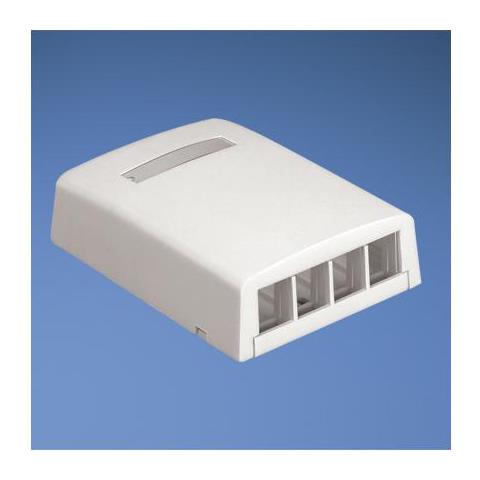 SCATOLA NETKEY 4 PRESE BIANCA - Foto 1