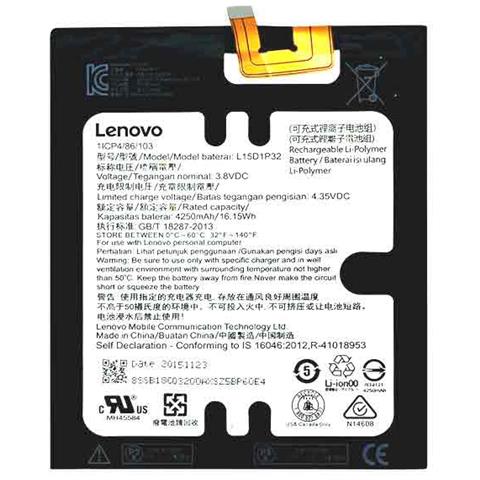Ricambio Batteria Pila Nuova Originale Lenovo L15d1p32 4250mah Per Phab 7 - Foto 2