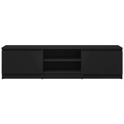 Mobile Porta TV Nero 140x40x35,5 cm in Legno Multistrato - Foto 6