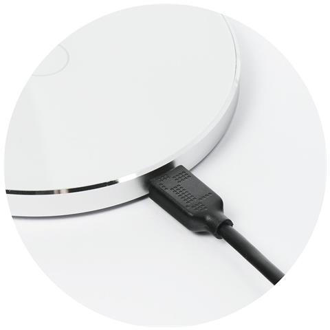 Blue Star Kd01 Qi Wireless Caricatore Induttivo Di Ricarica Rapida Bianca Wireless Compatibile Con Huawei, Iphone, Samsung E Tutti Gli Smartphone Qi-enabled - Foto 3