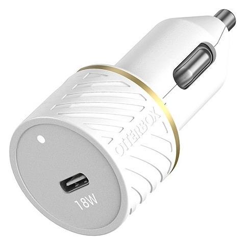 Caricabatteria Auto SB-C 18W + Cavo USB-C 1M Bianco - Foto 1
