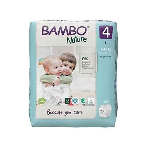 Premium Eco Pannolini Maxi Taglia 4 (15-31lb 7-14kg) Confezione Da 24 - Foto 1