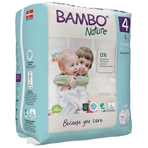 Premium Eco Pannolini Maxi Taglia 4 (15-31lb 7-14kg) Confezione Da 24 - Foto 2