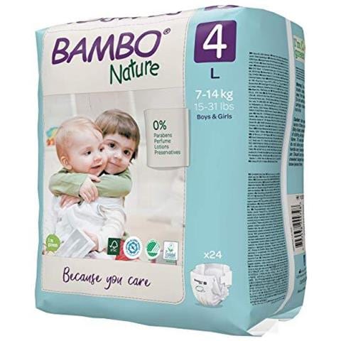 Premium Eco Pannolini Maxi Taglia 4 (15-31lb 7-14kg) Confezione Da 24 - Foto 4