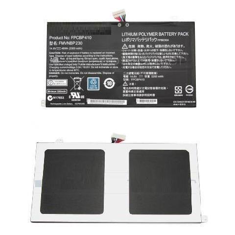 Mbxfu-ba0004 Ricambio Per Laptop Batteria (laptop Battery For Fujitsu - 48wh 4 Cell Li-ion 14.8v - 3.2ah 48wh - Foto 2