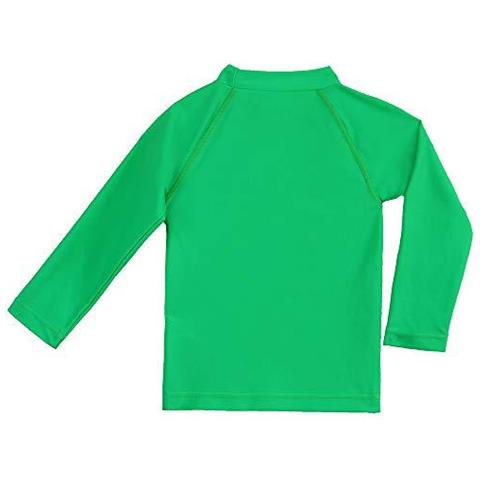 Ragazzi Manica Lunga Nuotata Pullover Bambini Rash Di Nuoto Della Maglia Camicia Del Bambino Rash Guard Upf 50 Protezione Solare Verde 2 Anni - Foto 2