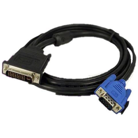 Cavo AV DVI / VGA, 5m, M / M, Nero - Foto 1