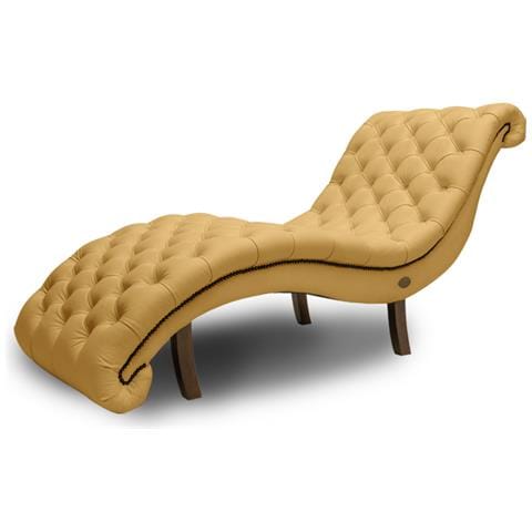 Poltrona Cambridge - Avorio - Pelle - Chaise Longue - Foto 1