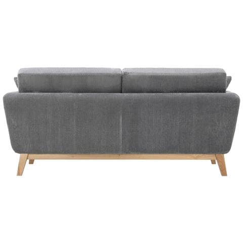 Hoga Divano Scandinavo A 3 Posti In Velluto A Coste Grigio - Foto 15