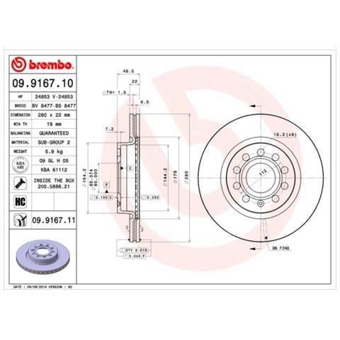 Disco Freno 09916711 - Foto 1