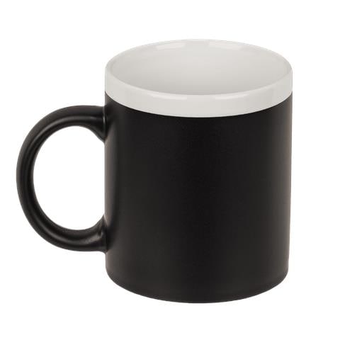 Writeable Stoneware Mug With Chalk - White - Foto 1