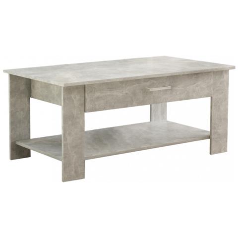 Tavolino Salotto Myrto Grigio Effetto Cemento - Foto 1
