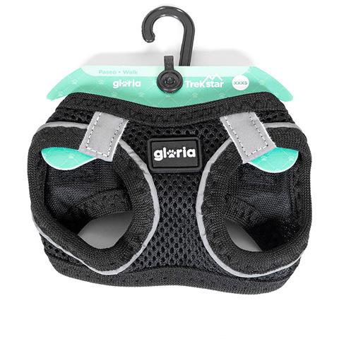Imbracatura Per Cani Air Mesh Trek Star Regolabile Nero Taglia Xxxs (18-20 Cm) - Foto 6