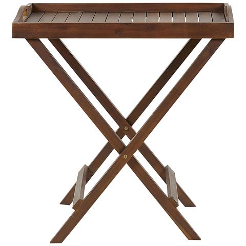 Tavolino Amantea Legno Scuro - Foto 2