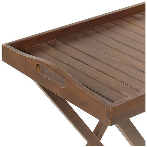 Tavolino Amantea Legno Scuro - Foto 8