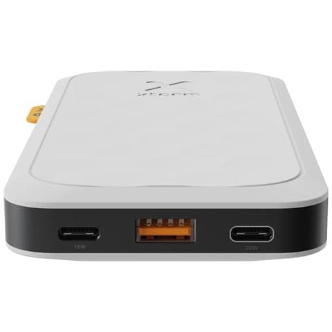 Powerbank 10 000mah Usb-a/2 Usb-c Serie Fuel 5 Pd 20w Con Display Digitale, Bianco - Foto 2