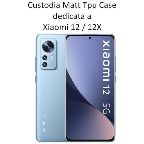 Custodia Tpu Silicone Cover Case Per Xiaomi 12 - 12x Black - Foto 2