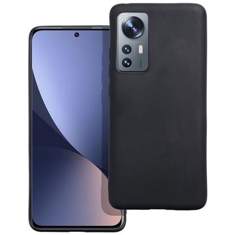 Custodia Tpu Silicone Cover Case Per Xiaomi 12 - 12x Black - Foto 1
