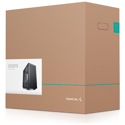 Case CH370 ARGB Mini Tower Micro-ATX Mini-ITX Porte USB USB 3.0x2 Colore Nero - Foto 10
