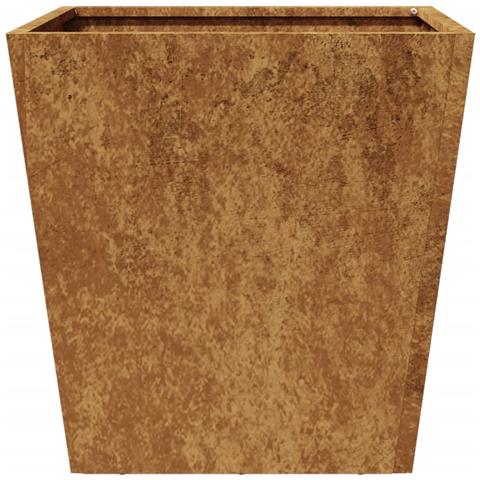 Fioriere Da Giardino 2 Pz 40x40x40 Cm In Acciaio Corten - Foto 2