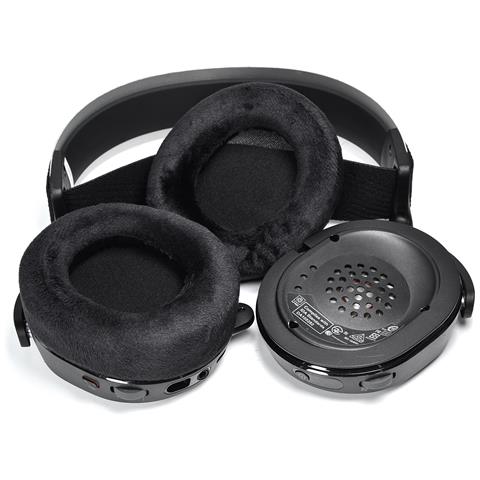 Cuscinetti Auricolari Per Steelseries Arctis Prime / 1/3/5/7/9/9x /pro Morbido Peluche Black - Foto 5