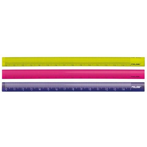 351260C righello Righello a scala 150 mm Plastica Blu, Rosa, Giallo 60 pz - Foto 2