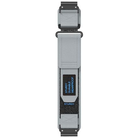 Cinturino In Nylon Per Garmin Fenix 5x / 6x / 7x / 8 51mm Grey 22 Mm - Foto 1