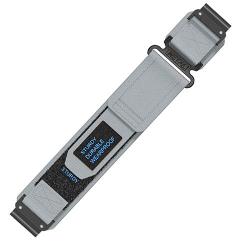 Cinturino In Nylon Per Garmin Fenix 5x / 6x / 7x / 8 51mm Grey 22 Mm - Foto 2