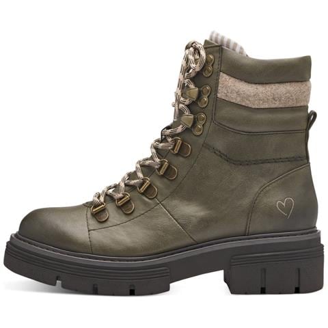 Poli Booties Stivaletti Tessile Scarpe Donna Verde Eu 39, 2-25780-41 726 - Foto 2