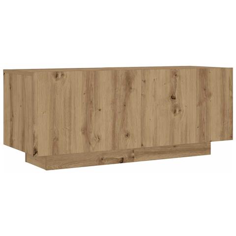 Mobile Porta TV con LED Artigianale 200x35x40 cm Multistrato - Foto 2