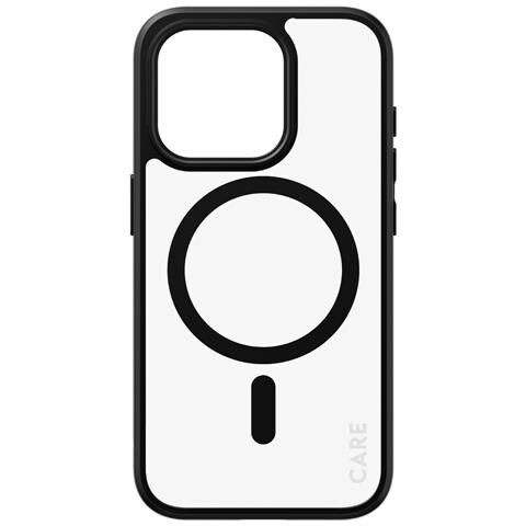 CARE Flagship Case Transparent Urban Combat w. Black MagSafe iPhone 15 Pro - Foto 3