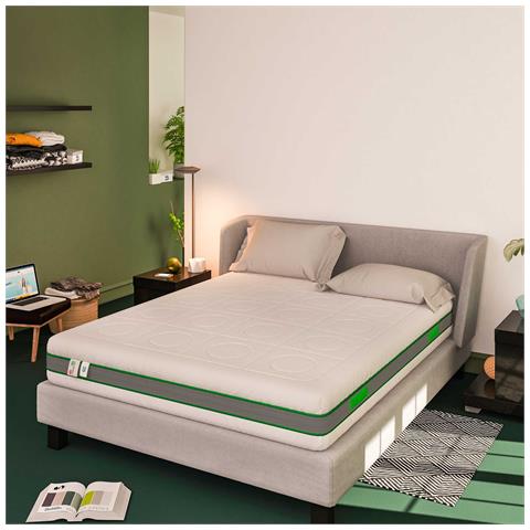 Materasso 800 Molle e Memory 5 cm Green Spring Plus, misura 120x190 cm - Foto 1